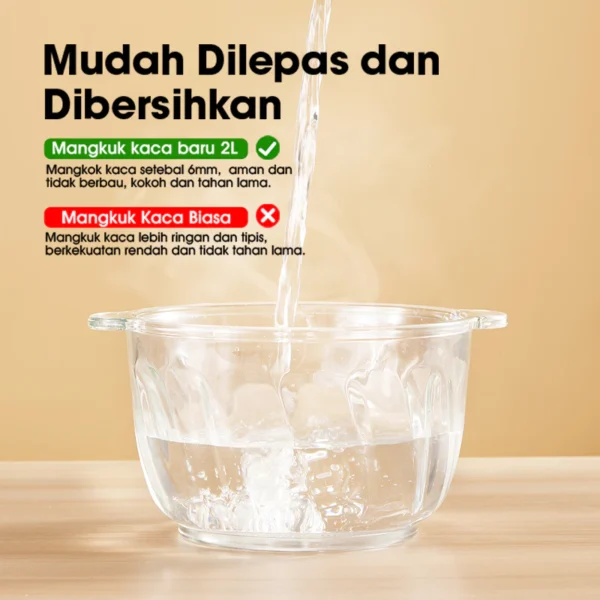 id-11134207-7qul3-lf0l0nyhz9285a SAMONO Chopper 2in1 Kapasitas 2.2L dan 300ml Multifungsi 300 Watt Penggiling Daging SW-CD300