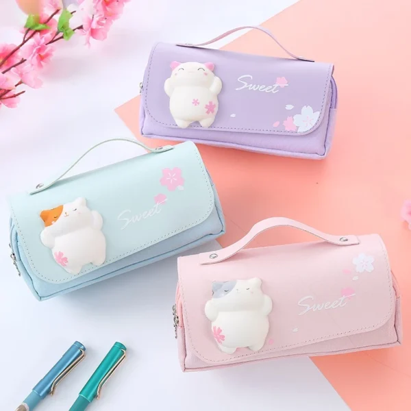 Pencil Case Anak Perempuan Kapasitas Besar
