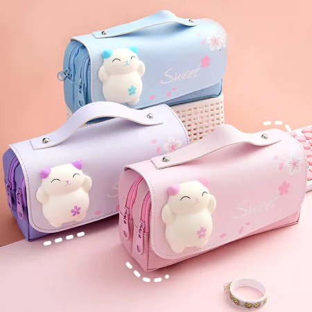 Pencil Case Anak Perempuan Kapasitas Besar
