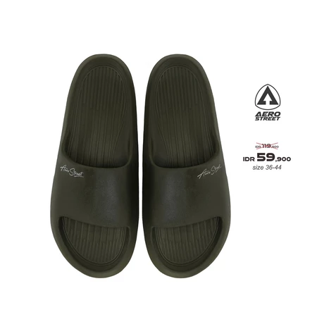 Aerostreet Ceilo Army Sandal Slip On Pria Wanita 39-44