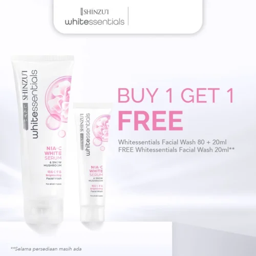 BUY 1 GET 1 Shinzui WHITEssentials Facial Wash 80 ml FREE 20 ml BUNDLING