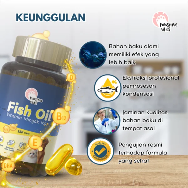 Pawsitive Vibes Vitamin Kucing – Bulu Gembul & Nafsu Makan