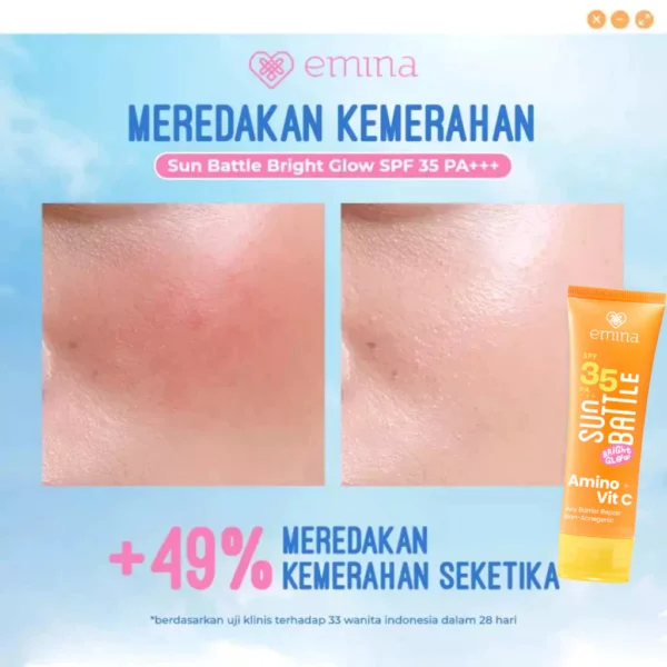 id-11134207-7rbk9-mat8nvy1jla0c6 Emina Sun Battle Bright Glow SPF 35 PA+++