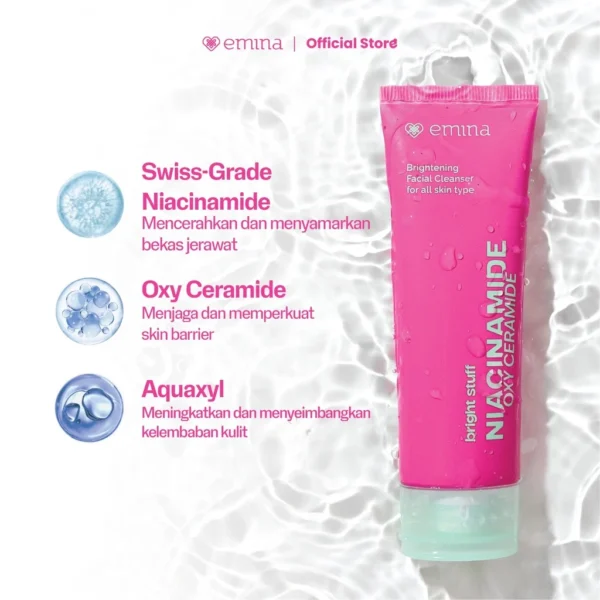 NEW! Emina Niacinamide Oxy Ceramide Brightening Face Wash